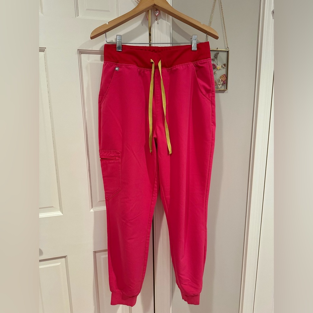 FIGS Hot Pink Zamora Joggers